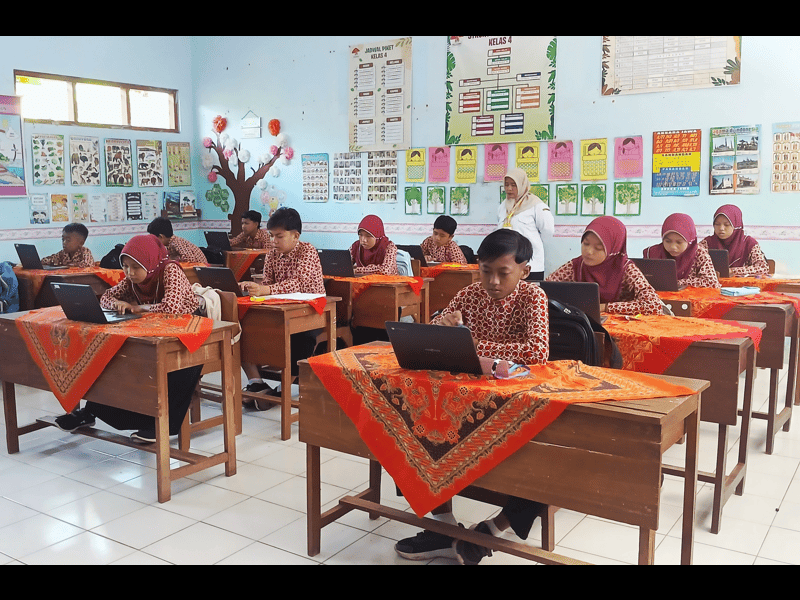 Pelaksanaan TKA (Tes Kemampuan Akademik) Siswa Kelas VI SD Negeri 4 Selowogo Tahun Pelajaran 2025/2026
